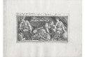 Truchlící ženy , Cochin C.N., mědiryt, 1761
