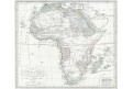 Walch Johann : Africa, mědiryt, 1820