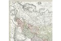 Homann Erben.: Asien, kolor. mědiryt, 1793