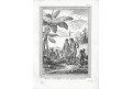 Sant John ostrov Karibik, Schwabe, mědiryt, 1751