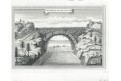 Čína most, Bellin, mědiryt 1749