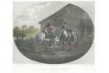 Odjezd, Baltard, kolor. mědiryt. (1820)