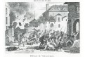 Valenciennes obrana, mědiryt, 1833