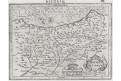 Balkán , Mercator -Hondius, mědiryt, 1621