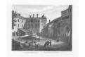 Mělník zámek, Mikovec, oceloryt 1860