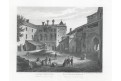 Mělník zámek, Mikovec, oceloryt 1860