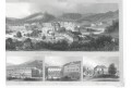 Mariánské Lázně, Franieck,  oceloryt, (1840