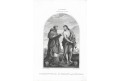 Sv. Jeroným a Jan Křtitel, mědiryt, 1835
