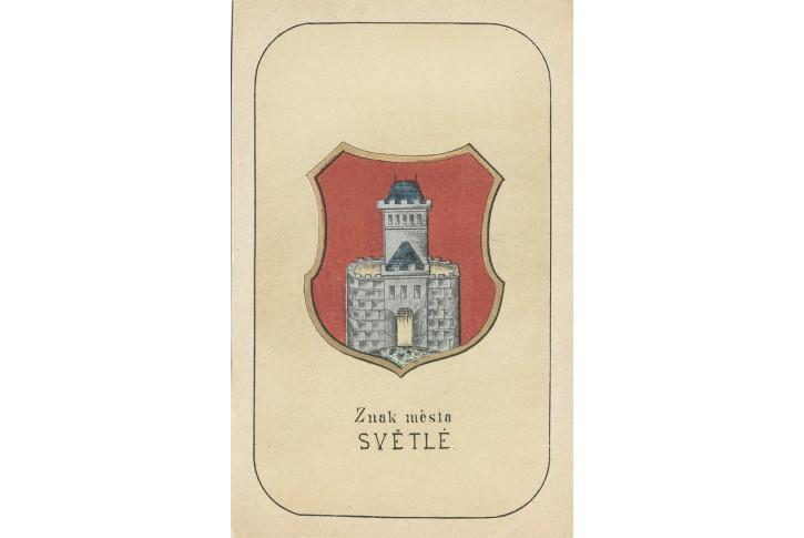 Světlá nad Sázavou, chromolitografie, 1880