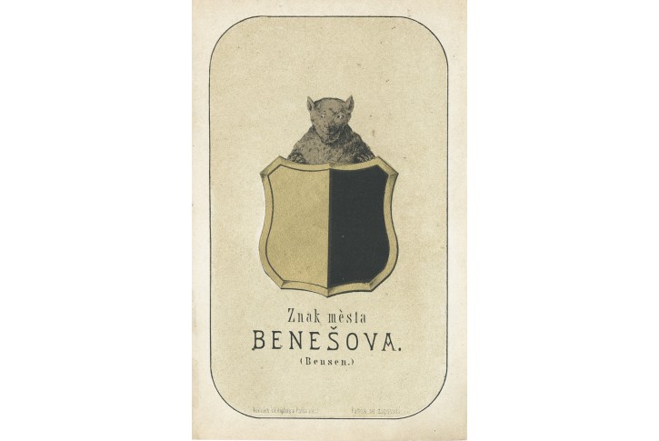 Benešov II., chromolitografie, 1880