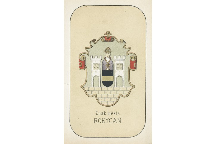 Rokycany,  chromolitografie, 1880
