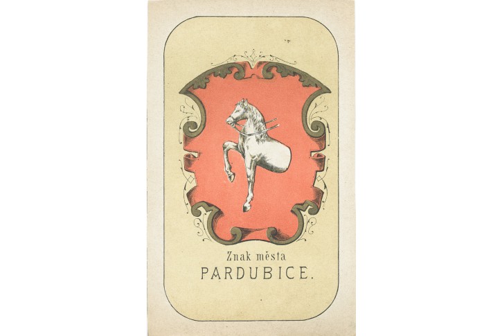 Pardubice, chromolitografie, 1880