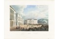 Pest Rackplatz, Grimm, akvatinta, (1840)