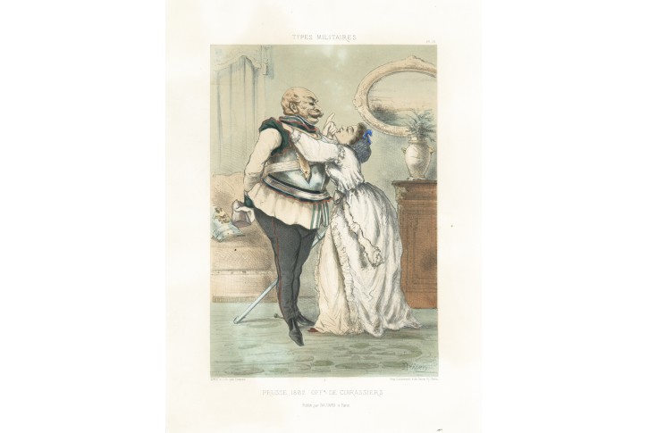 Prusko 1862, Renard, kolor. litografie, 1864