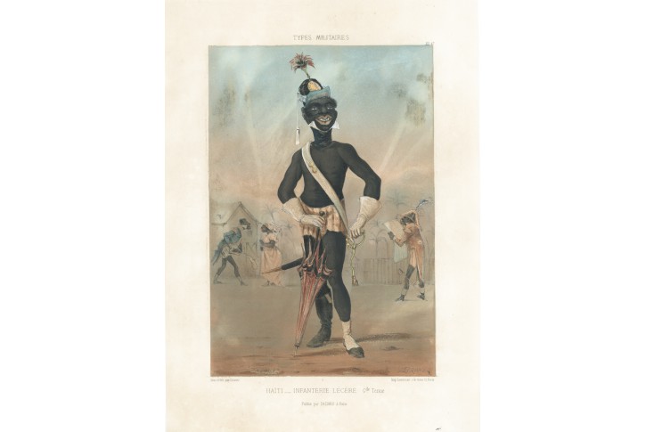 Haiti , Renard, kolor. litografie, 1864
