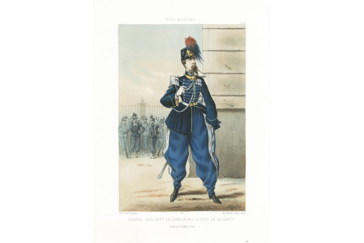 Francie  1863, Renard, kolor. litografie, 1864