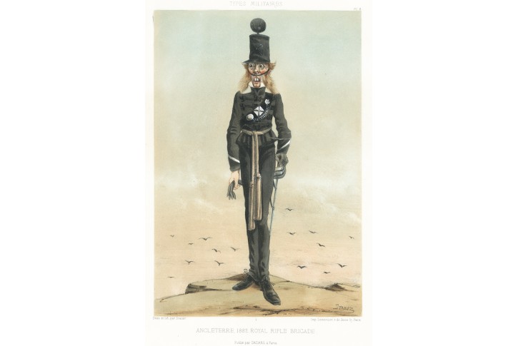 Anglie 1862 Royal, Renard, kolor. litografie, 1864