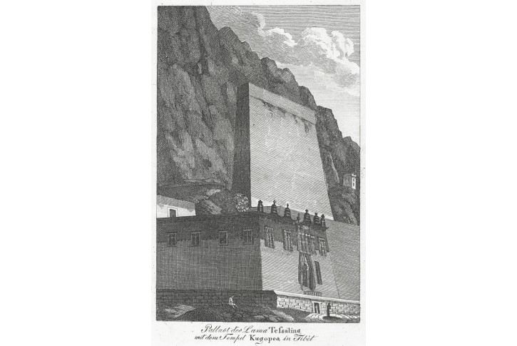 Tibet Kugopeaj, mědiryt, (1820)