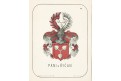 Páni z Říčan, chromolitografie, 1880