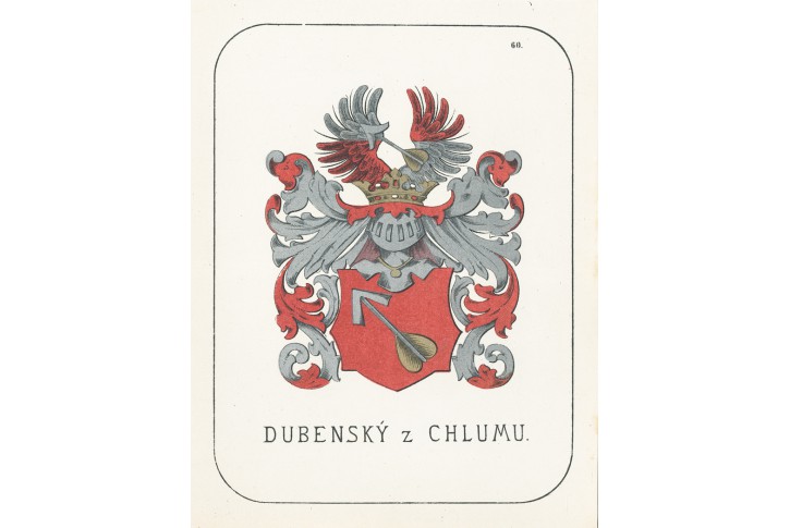 Dubenský z Chlumu, chromolitografie, 1880