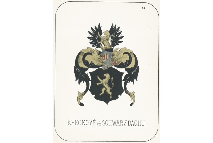 Kheckové ze Schwarzbachu, chromolitografie, 1880