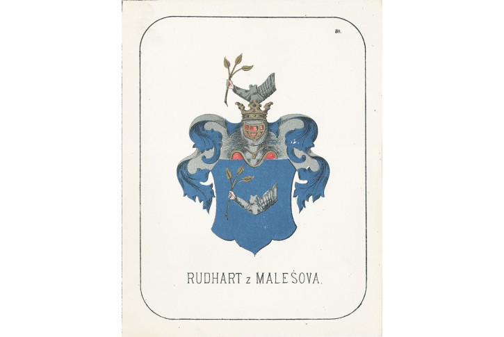 Rudhart z Malešova, chromolitografie, 1880