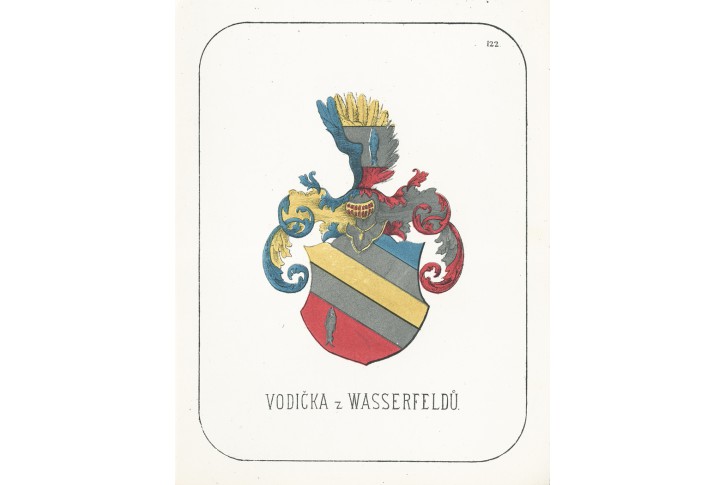 Vodička z Wasserfeldů, chromolitografie, 1880