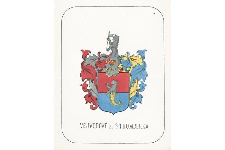 Vejvodové ze Stromberka, chromolitografie, 1880