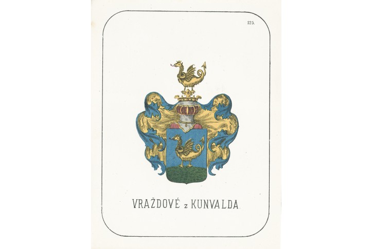 Vraždové z Kunvalda, chromolitografie, 1880