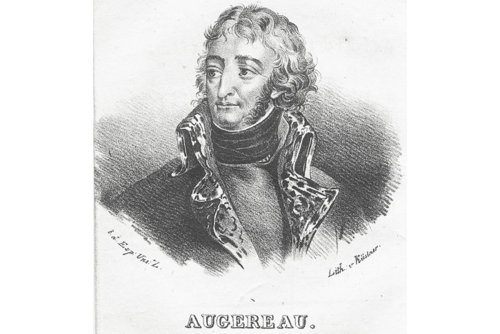 Augereau, litografie , 1828