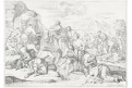 Lafage R.: Mojžíš otevírá  pramen, lept, (1690)