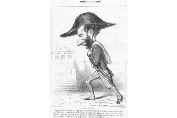 Daumier, Trouve Chauvel , litografie, 1856