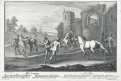 Ridinger - Probst . D Trottieren, mědiryt 1722