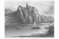 Střekov, Mikovec, oceloryt 1860