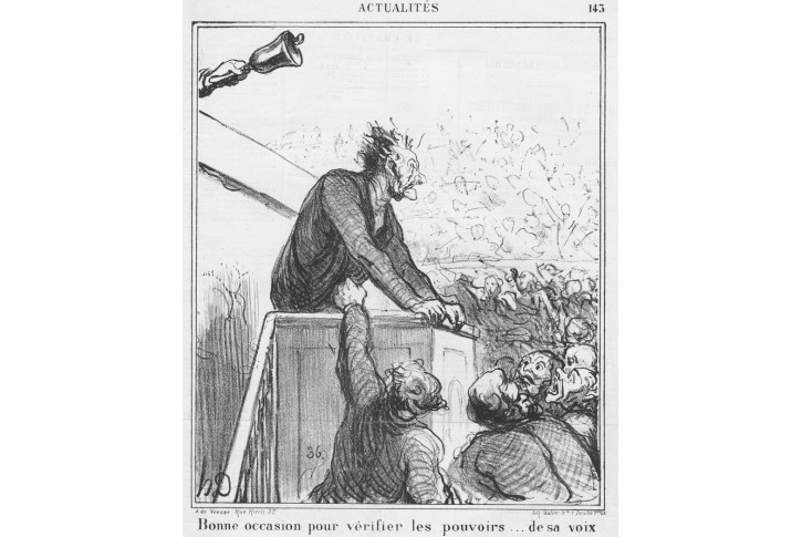 Daumier, Bonne occasion, litografie, 1869