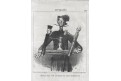 Daumier, Nouveau joujou, litografie, 1851