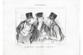 Daumier, HE BIEN! TANT PIS!, litografie, 1851