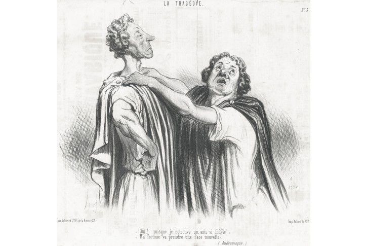 Daumier, Oui! puisque, litografie, 1846