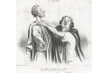 Daumier, Oui! puisque, litografie, 1846