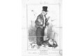 Daumier, Rentier, litografie, (1850)