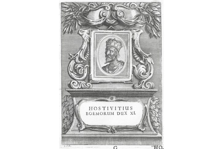 Hostivít, Škréta -  Groos, mědiryt, 1673