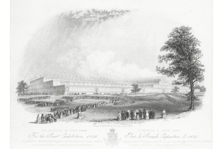 London Hyde Park, oceloryt 1851