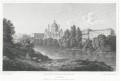 Wien Karlskirche, Batty, oceloryt 1823
