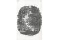 Wien Augarten , Batty, oceloryt 1823