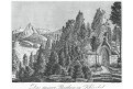 Malá Skála, Medau, litografie, (1850)
