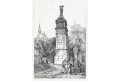 Igel bei Trier  , Prout, litografie. 1833