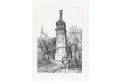Igel bei Trier  , Prout, litografie. 1833