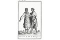 Madagaskar kroj, Blanchard, mědiryt, 1806