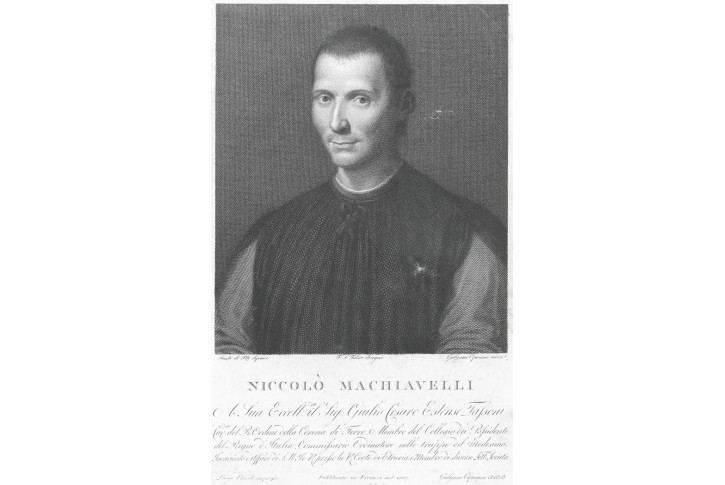 Machiavelli Nicolo, Cipriani, mědiryt, 1807