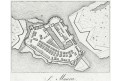 Santa Maura, mědiryt, (1800)